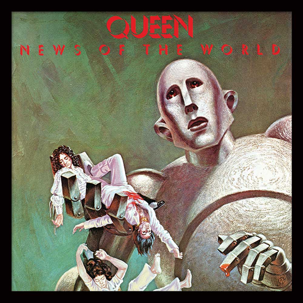 QUEEN クイーン (初来日50周年 ) - NEWS OF THE WORLD (アルバム・シリーズ額) / インテリア額 - PGS